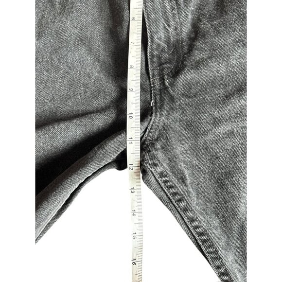 Levi's Men's 505 Distressed Black Jeans - Picture 6 of 9